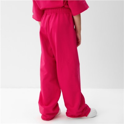 Брюки детские KAFTAN, размер 32 (110 - 116 см), розовые
