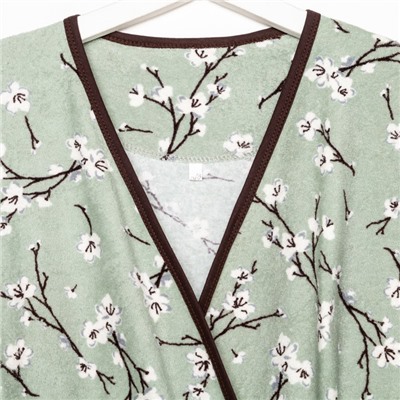 Халат домашний женский N-collection, олива, размер 52