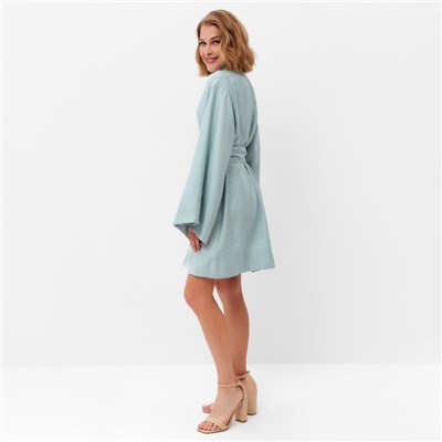 Платье мини женское MINAKU: Enjoy, зелёное, размер 50-52