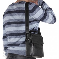 Сумка мужская кожаная 8221-5QH black Heanbag