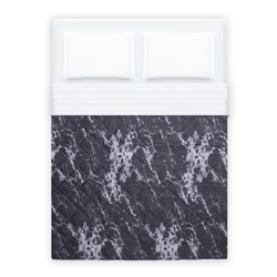 Покрывало 2-спальное LoveLife Gray marble, 180×210±5 см, микрофайбер