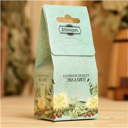 Соляной брикет куб «Эвкалипт» 200 г «Добропаровъ»