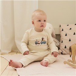 Костюм детский (штанишки, кофточка) «Крошка Я. Новогодние игрушки», рост 68-74 см