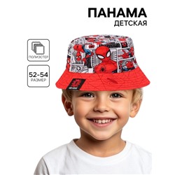 Панама детская для мальчика, двухсторонняя, размер 52-54