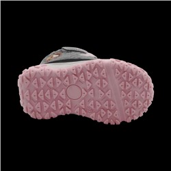 Ботинки на меху T5022-1CL серые