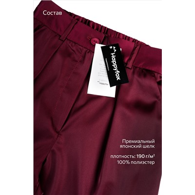 Женские шелковые брюки Happyfox