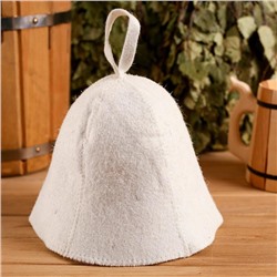 Набор для бани и сауны, 3 предмета: шапка, коврик, рукавица, «Добропаровъ»