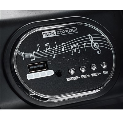 Детский электроквадроцикл ROCKET, 2 мотора по 20 Вт, синий