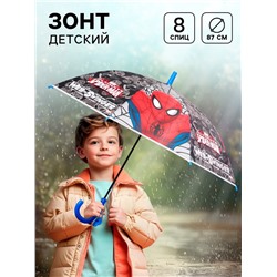 Зонт детский, 8 спиц, Ø 87 см, Человек-паук