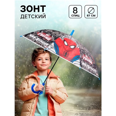 Зонт детский, 8 спиц, Ø 87 см, Человек-паук