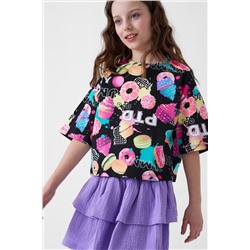 Фуфайка трикотажная для девочек (футболка) PLAYTODAY, 1240317