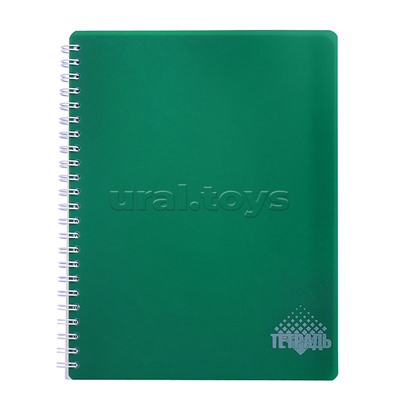 Тетрадь 96л. на гребне "Зеленый/Синий"