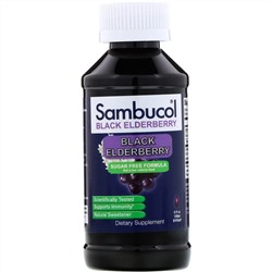 Sambucol, Сироп из черной бузины, без сахара, 120 мл (4 жидк. унции)