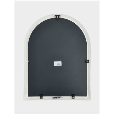 УЦЕНКА Зеркало, 49.5×39 см, полукруглое, белое