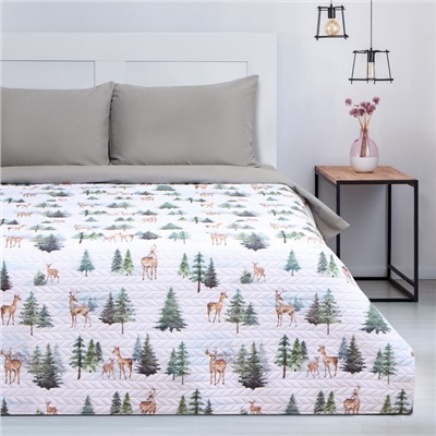 Покрывало «Этель» 1.5 сп Forest miracle, 145×210 см, микрофибра