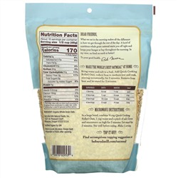 Bob's Red Mill, Organic Quick Cooking Rolled Oats, Whole Grain, 16 oz (454 g)