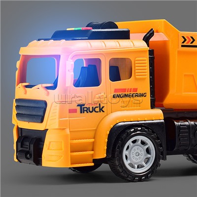 Машина "Самосвал" (свет, звук) в коробке