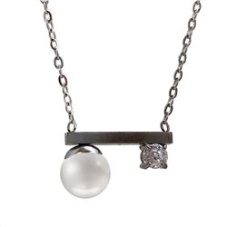 Кулон из стали на цепочке