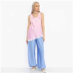 Топ шёлковый, Следи за мной (розовый)