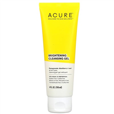 Acure, Осветляющий гель для умывания, 118 мл (4 жидк. унции)