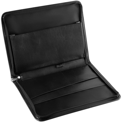 Папка кож/зам на молнии "Bergamo" тиснение крокодил ПА_КЗ_664