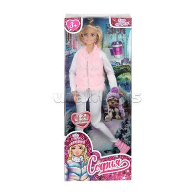 Кукла 29см руки и ноги сгиб., акс, кор