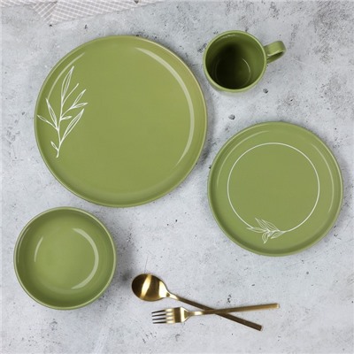 Тарелка керамическая «Олива», 19.6 см, Dolce Ceramo