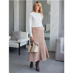 Джемпер тонкой вязки из хлопка с нейлоном