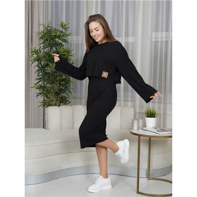 Платье Прима двойка (Чёрный)