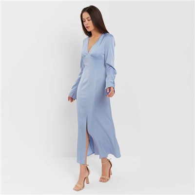 Платье женское шёлковое MIST: Classic Collection размер 44, голубое