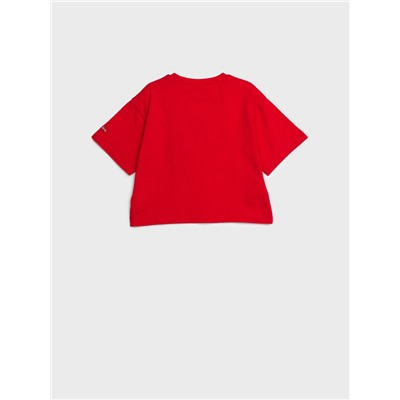 Фуфайка трикотажная для девочек (футболка)