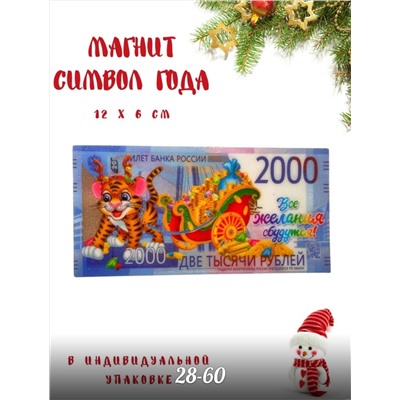 магнит  символ года 2022 микс