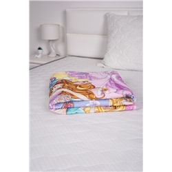 Покрывало детское стеганое бязь 1,5 сп хлопок 100% Царевны