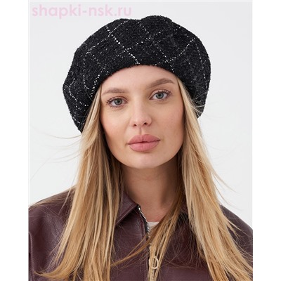 Фиеста ткань букле клетка Берет (56-58)