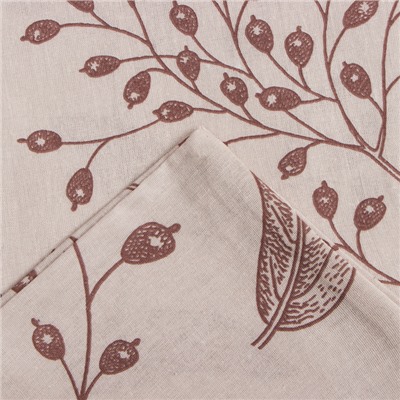 Пододеяльник 1.5-спальный «Экономь и Я. Барбарис», 147×210 см, бежевый, бязь