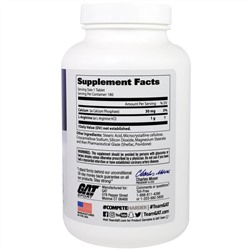 GAT, L-Arginine, Free Form, 180 Tablets