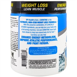 BPI Sports, CLA + карнитин, снежный конус, 300 г (10,58 унций)