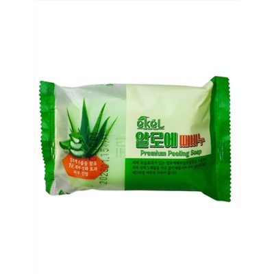 Ekel Косметическое пилинг-мыло для лица и тела с экстрактом алоэ / Aloe Peeling Soap, 150 г