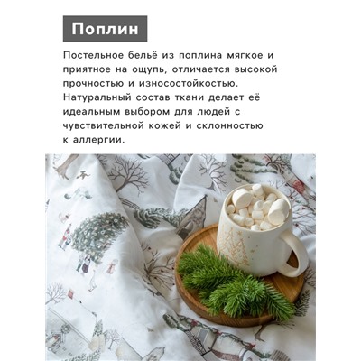 Постельное бельё дуэт «Этель» Winter countryside, поплин