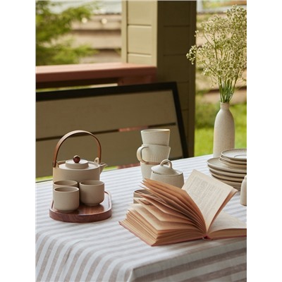 Скатерть SL HOME Strict line, 110×140 см, лён 100%, 180 г/м²