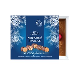 Кедровый грильяж АССОРТИ (черемуха, шишка, клюква,классика, облепиха) / 120 гр / ТМ Сам бы ел