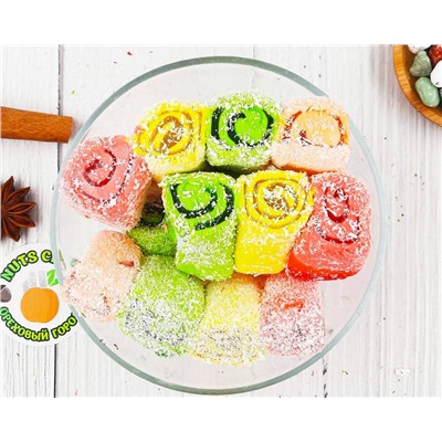 Рахат-Лукум рулет с ароматом фруктов