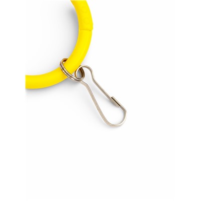 Игрушка для птиц «Разноцветные кольца», пластик, разноцветная