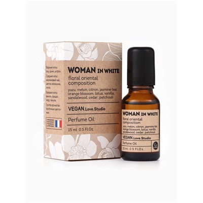 Парфюмерное масло женское VEGAN.Love.Studio Woman In White, 15 мл (по мотивам Donna Trussardi (Trussardi)