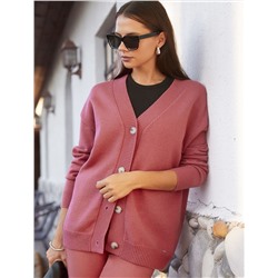 Кардиган из пряжи с кашемиром