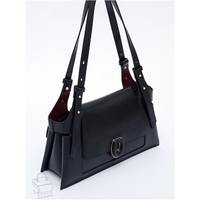 Сумка женская кожаная 2389Y black Polina&Eiterou