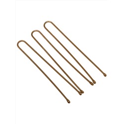 Dewal Шпильки для волос прямые SLT45P-3/60, 45 мм, коричневый, 60 шт. 27849