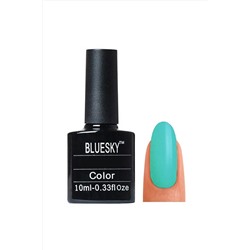 Bluesky Гель-лак для ногтей / Classic 187 SU, бирюзовый, 10 мл KRISTALLER, 1115865