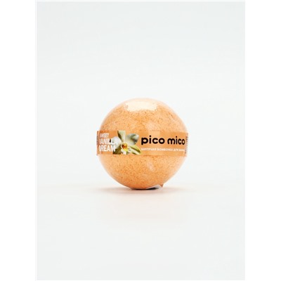 Бомбочка для ванны, 120 г, аромат сладкая ваниль, PICO MICO