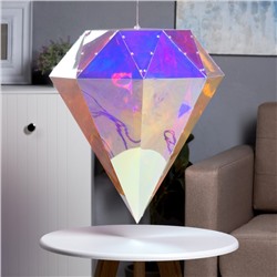 Светодиодная фигура «Бриллиант» 43×54×43 см, пластик, 220 В, свечение белое